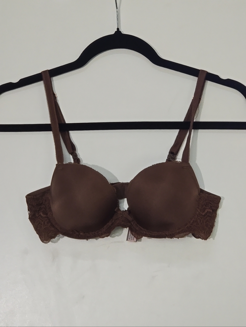 Victorias Secret 32B Dream Angels Smooth& Lace Lightly Lined Demi Bra